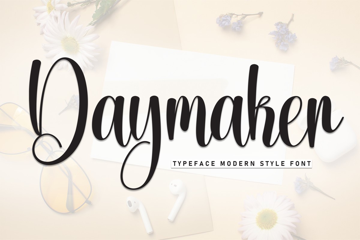 Daymaker Font preview