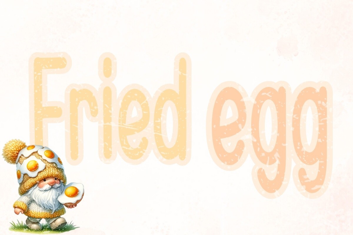 Fried Egg Font preview