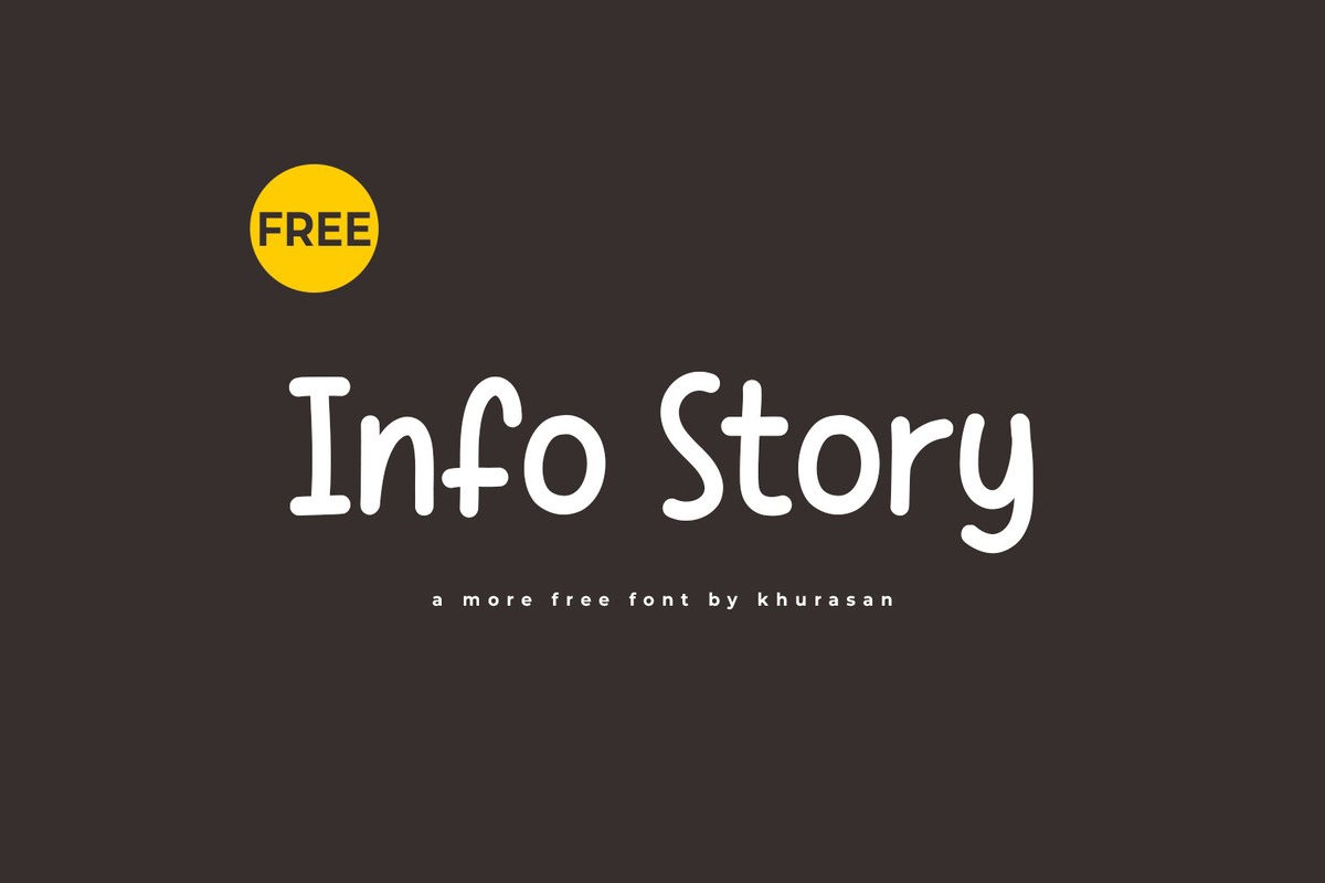 Info Story Font preview