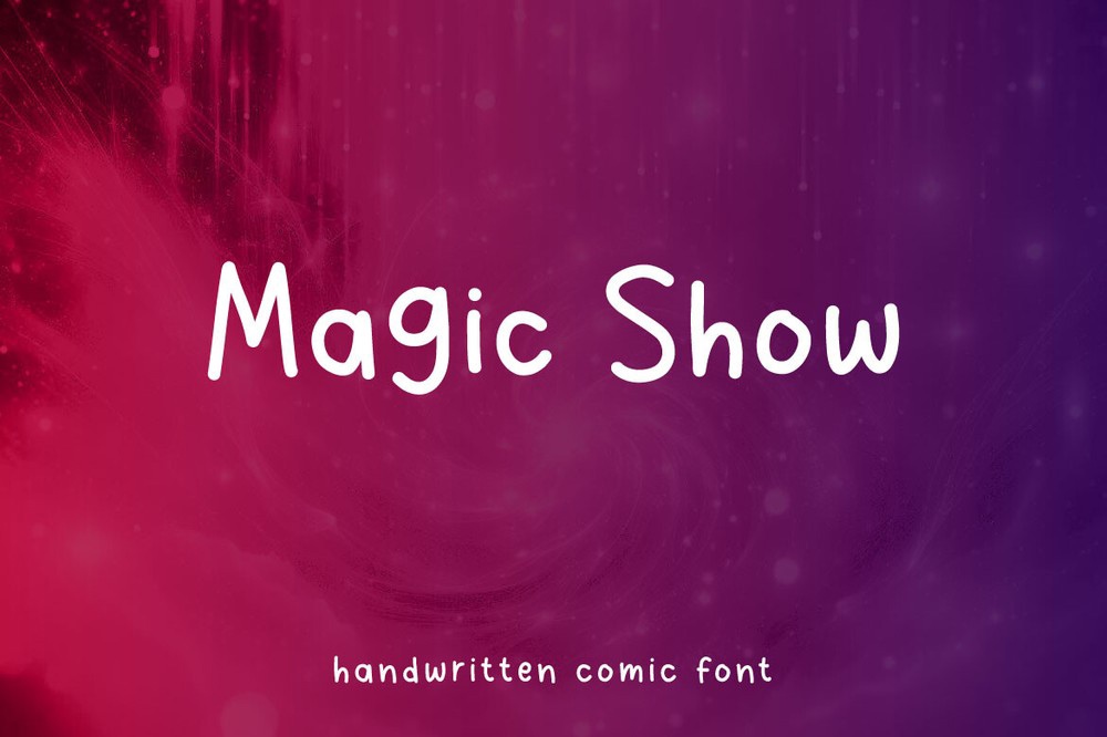 Magic Show Font preview