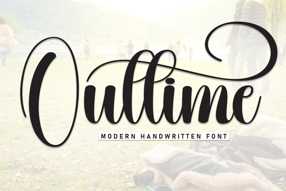 Outtime Regular Font preview