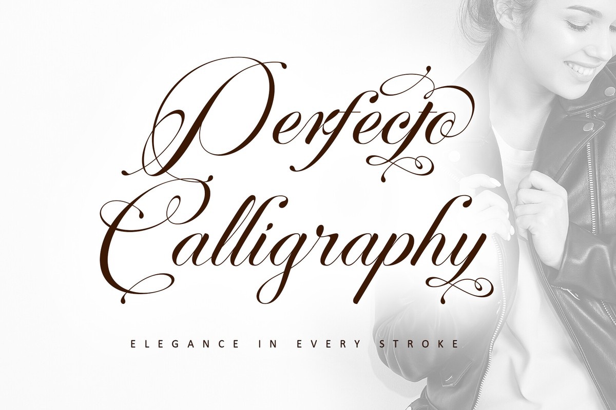 Perfecto Calligraphy Font preview