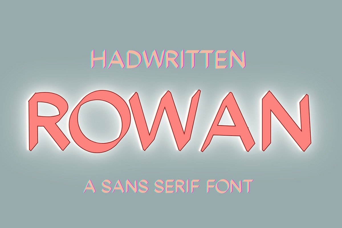 Rowan Font preview