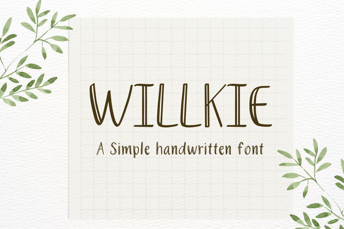 Willkie Font preview