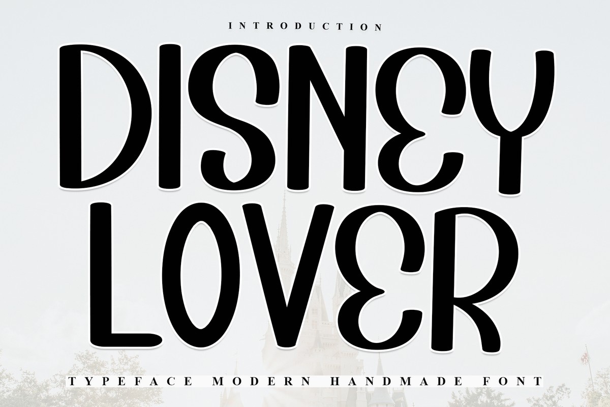 Disney Lover Regular Font preview