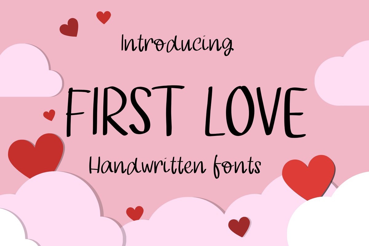 First Love Font preview