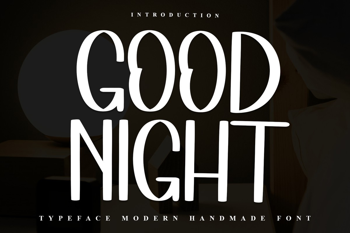 Good Night Regular Font preview