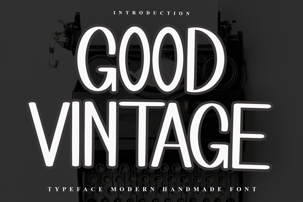 Good Vintage Font preview