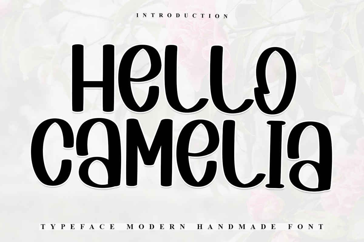 Hello Camelia Font preview