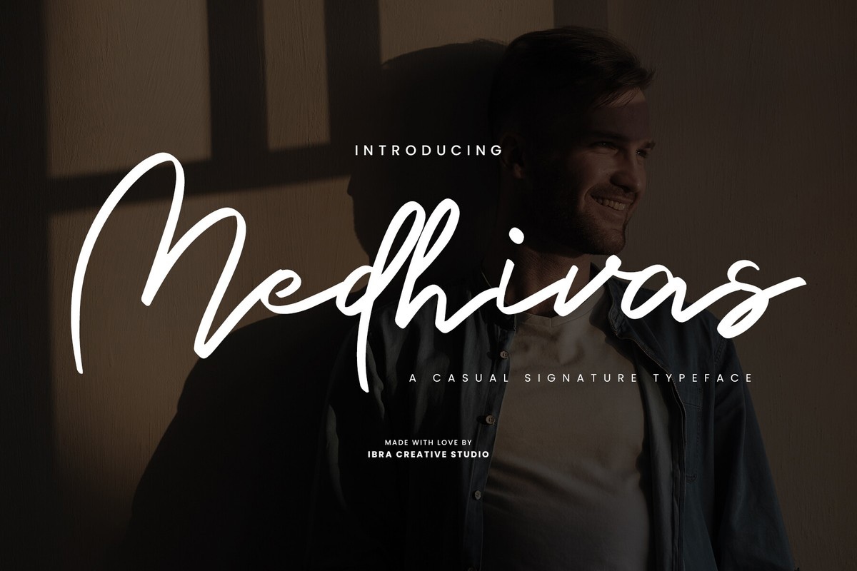 Medhivas Font preview