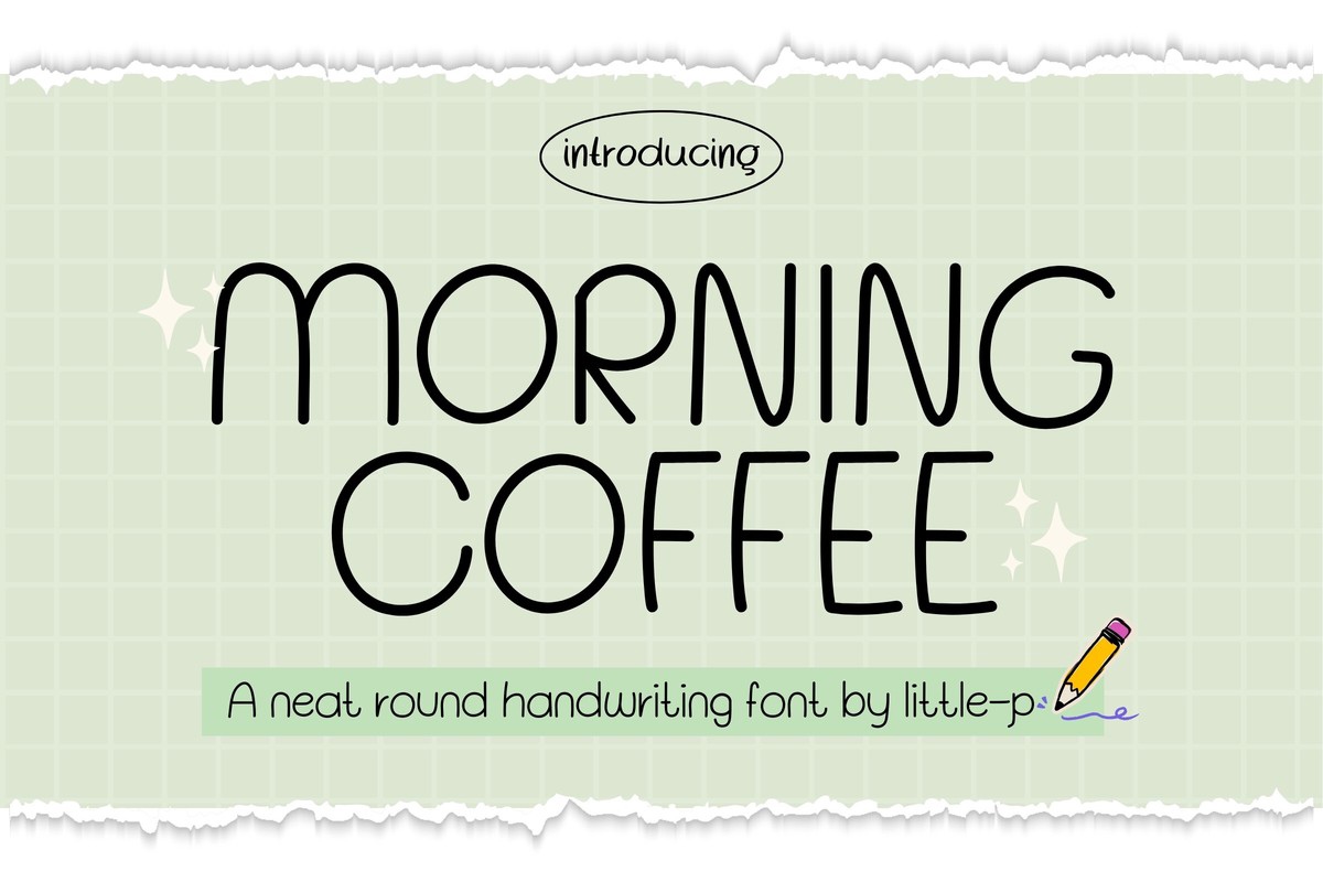 Morning Coffee Font preview