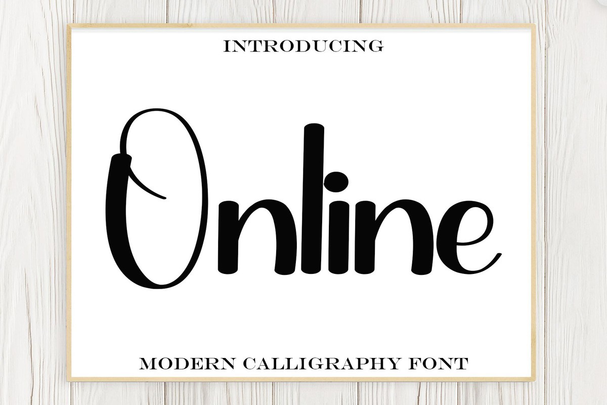 Online Font preview