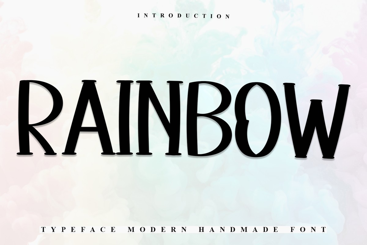 Rainbow Font preview