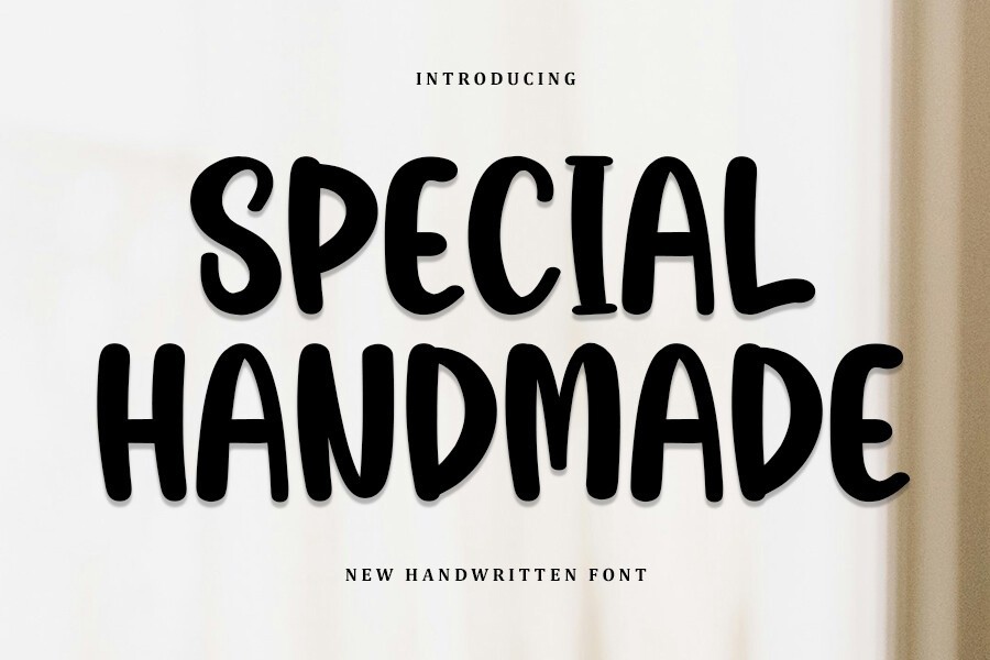 Special Handmade Font preview