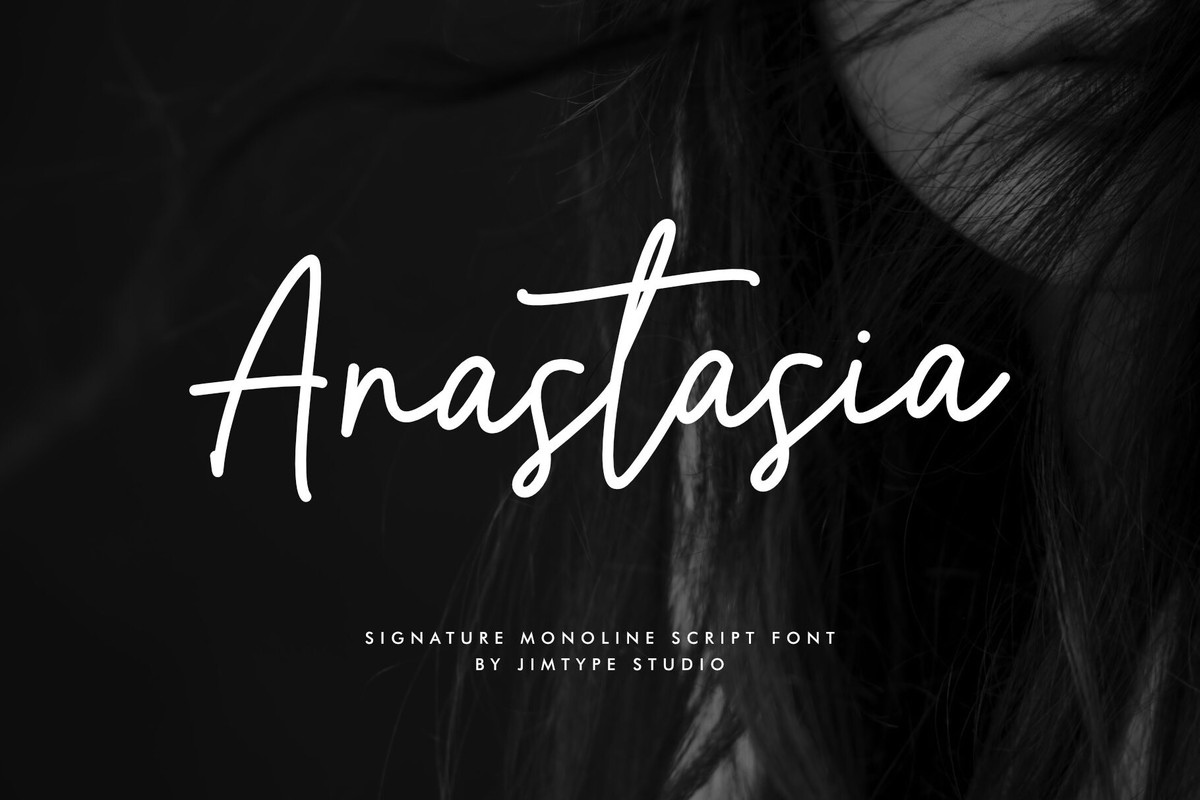 Anastasia Script Font preview