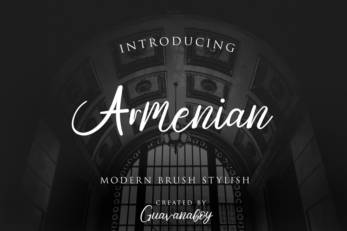 Armenian Font preview
