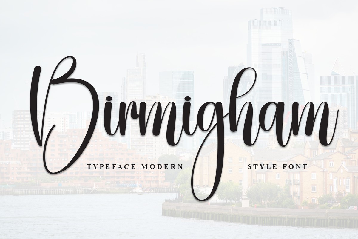 Birmigham Font preview