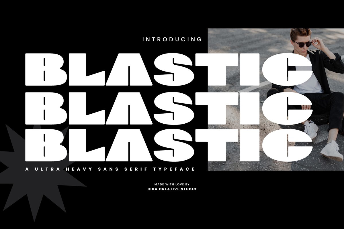 Blastic Font preview