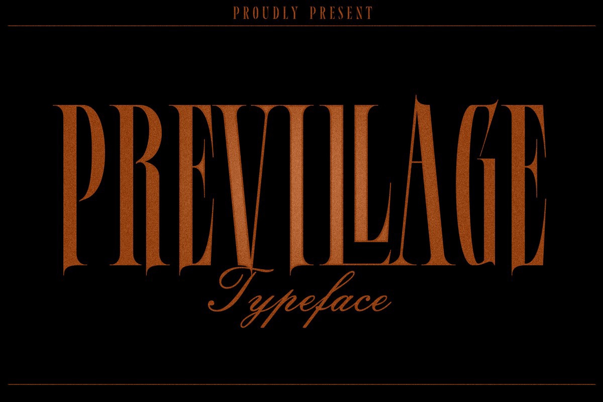 Previllage Regular Font preview