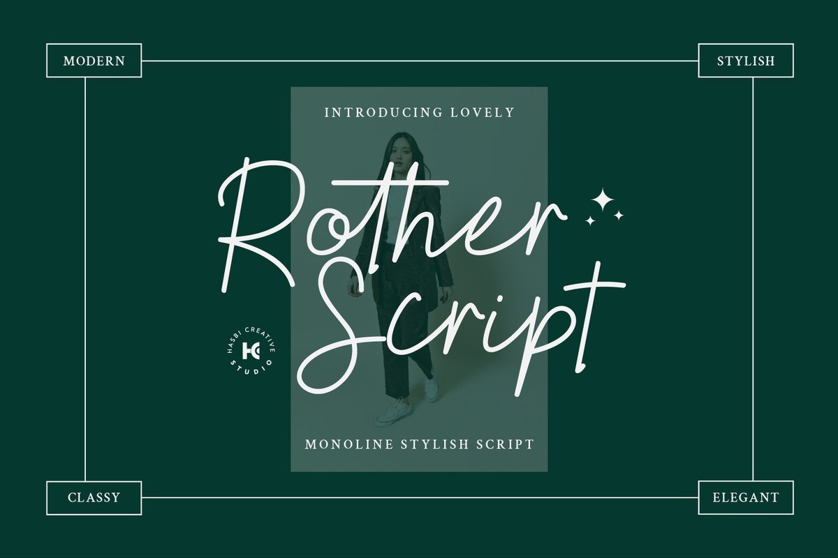 Rother Script Font preview