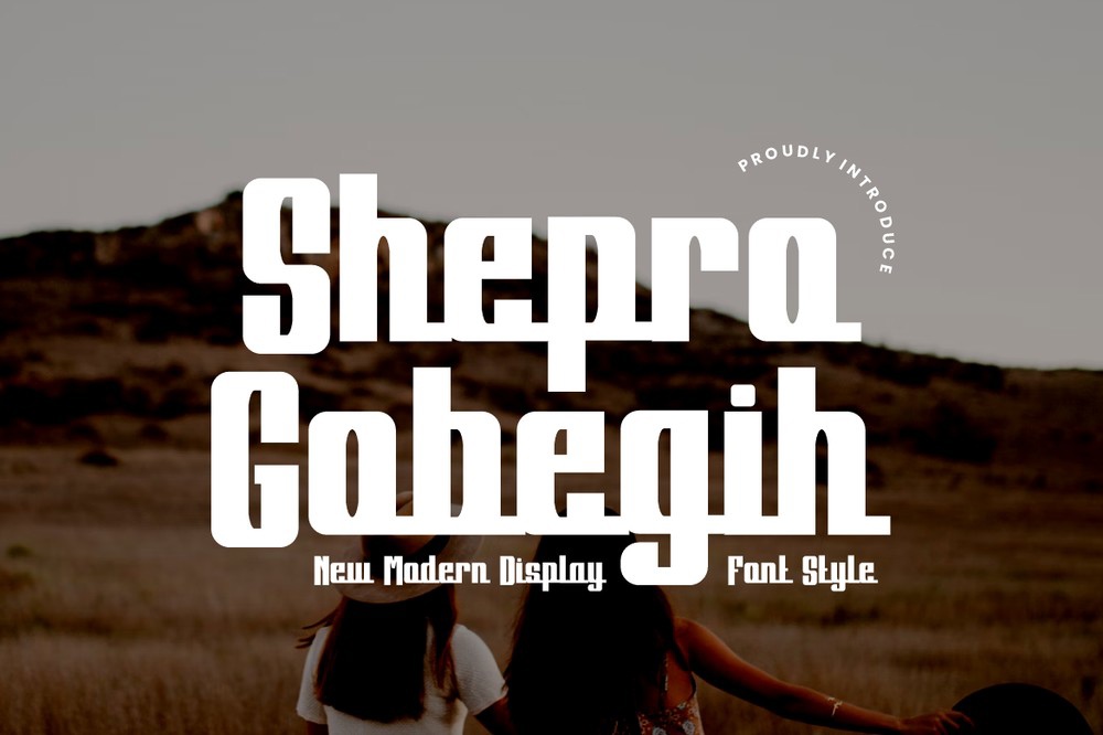 Shepro Gobegih Font preview