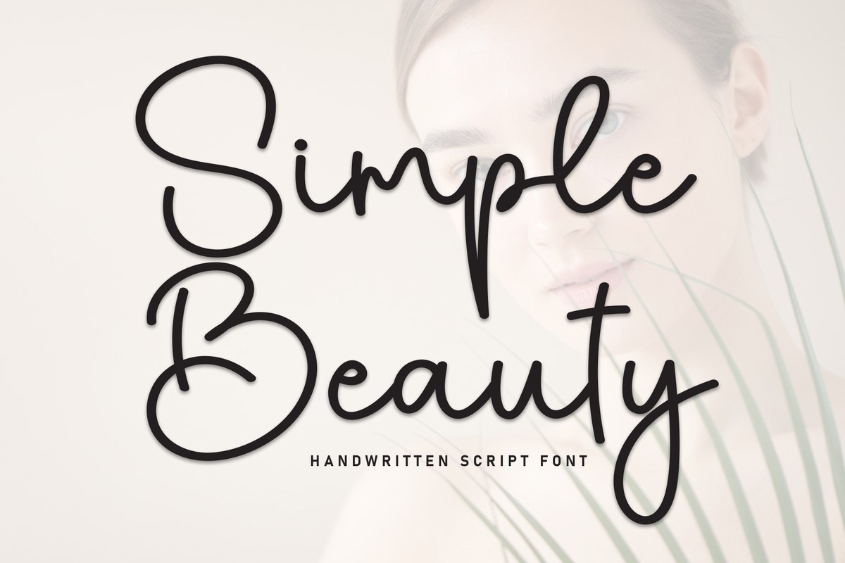 Simple Beauty Font preview