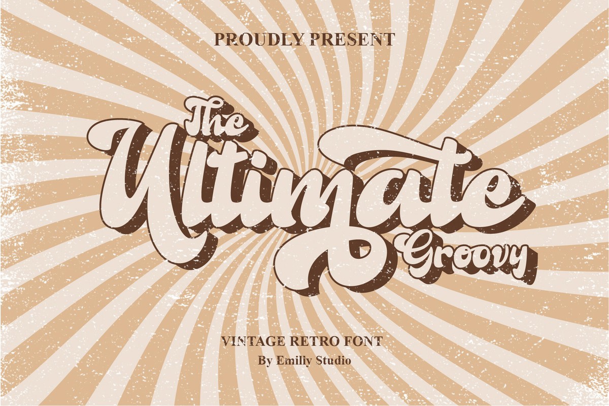 The Ultimate Groovy Font preview