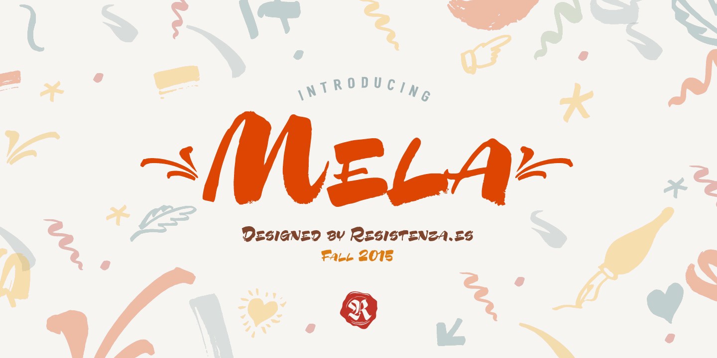 Mela Regular Font preview