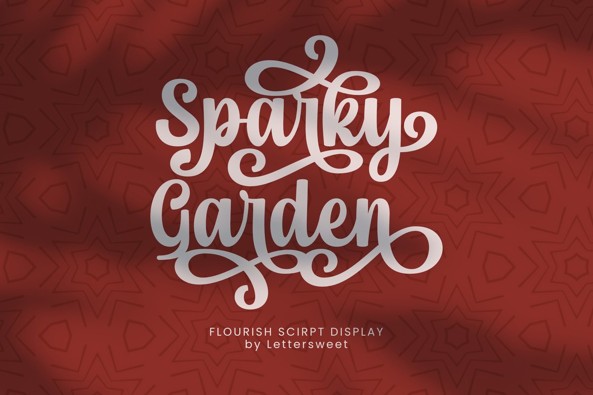 Sparky Garden Font preview