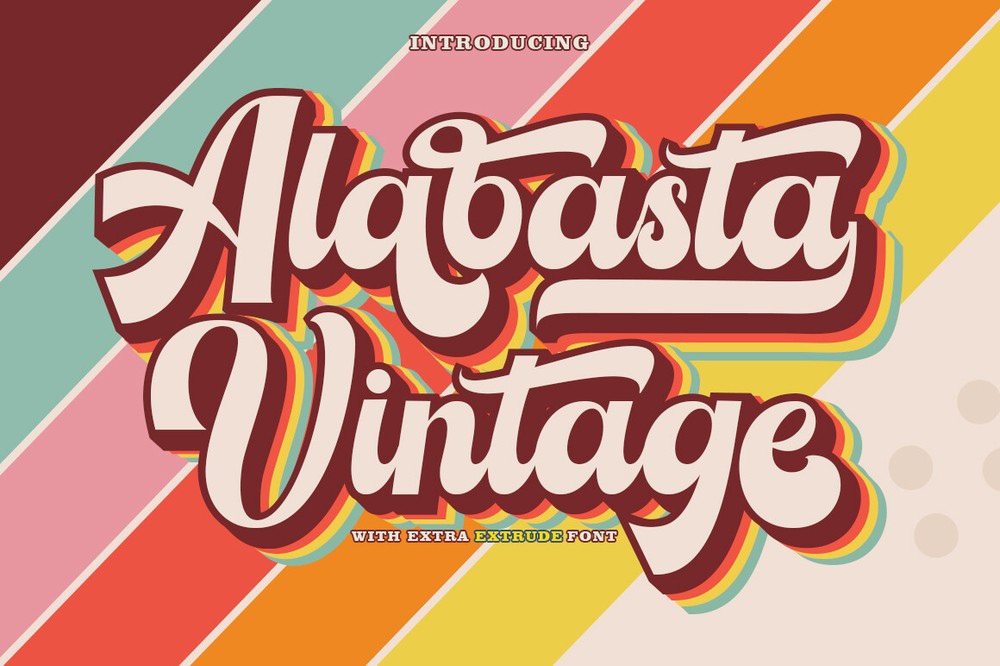 Alabasta Vintage Regular Font preview