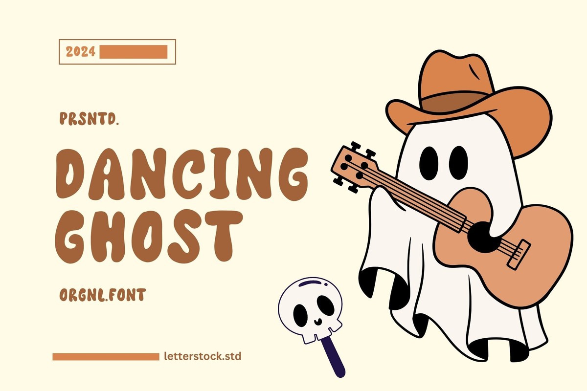 Dancing Ghost Font preview