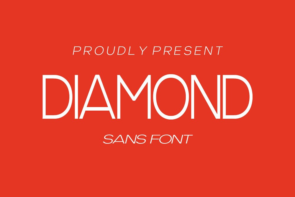 Diamond Font preview