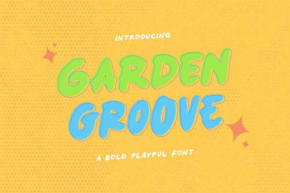 Garden Groove Regular Font preview