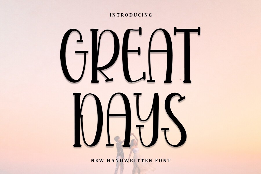 Great Days Font preview