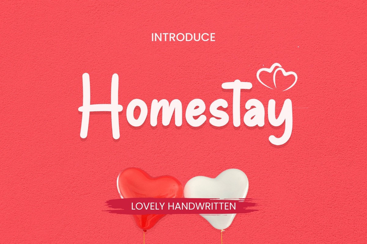 Hоmestay Regular Font preview