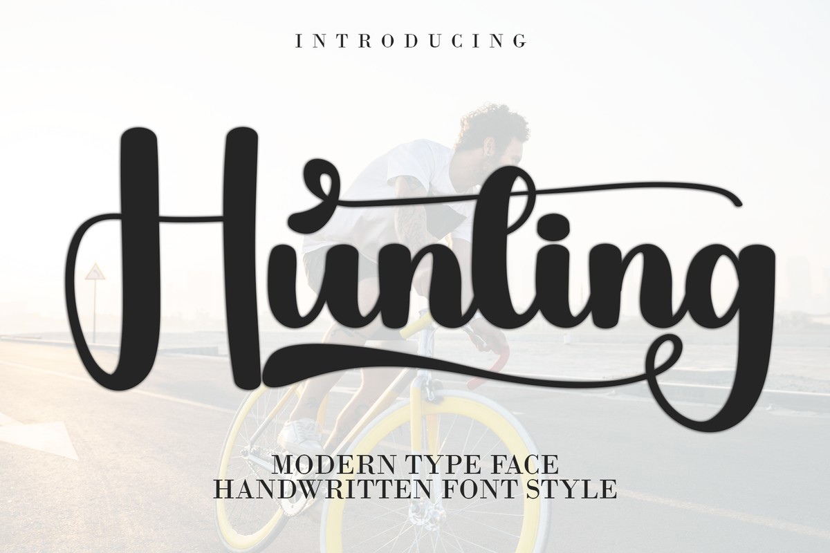 Hunting Font preview