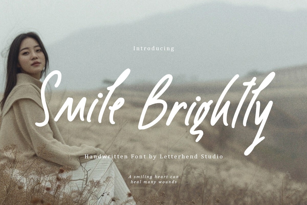 Smile Brightly Font preview