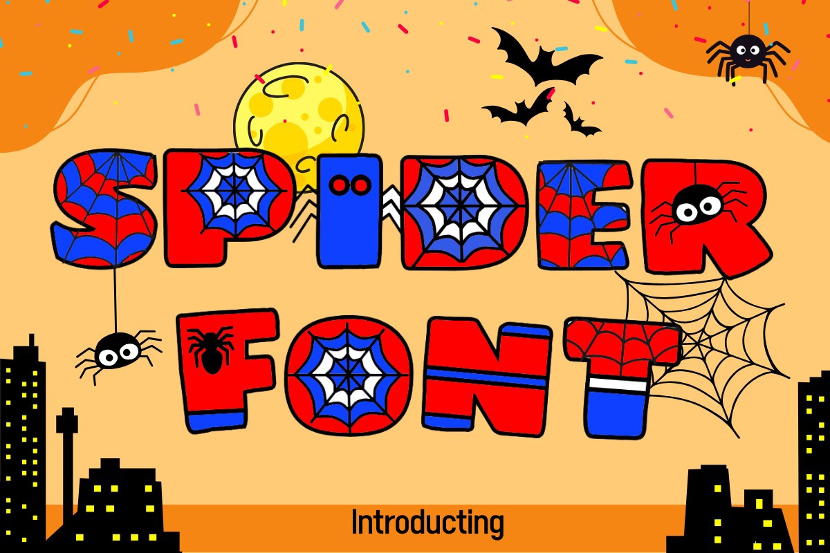 Spider Font preview