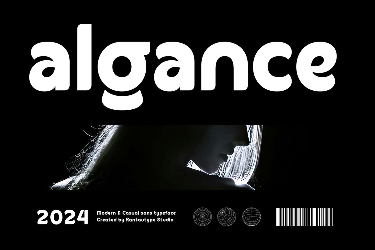 Algance Regular Font preview