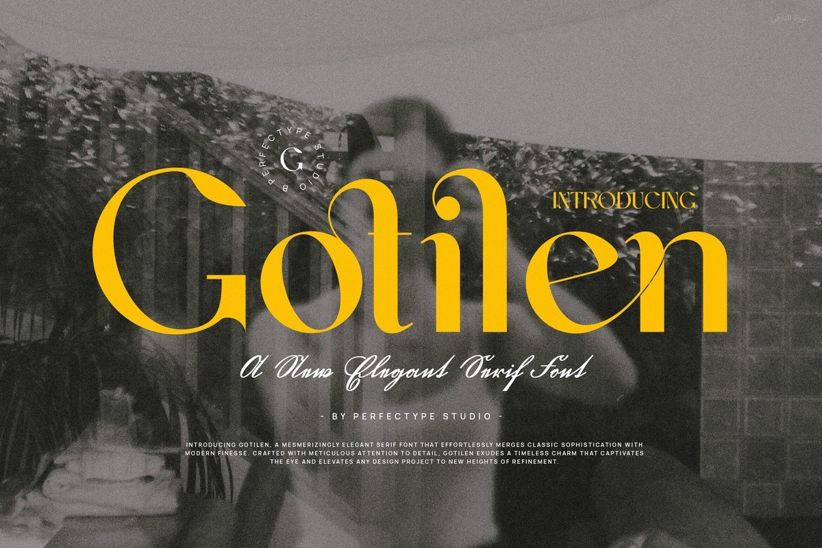 Gotilen Font preview