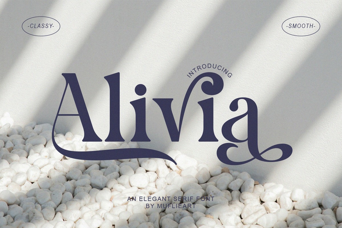 Alivia Font preview