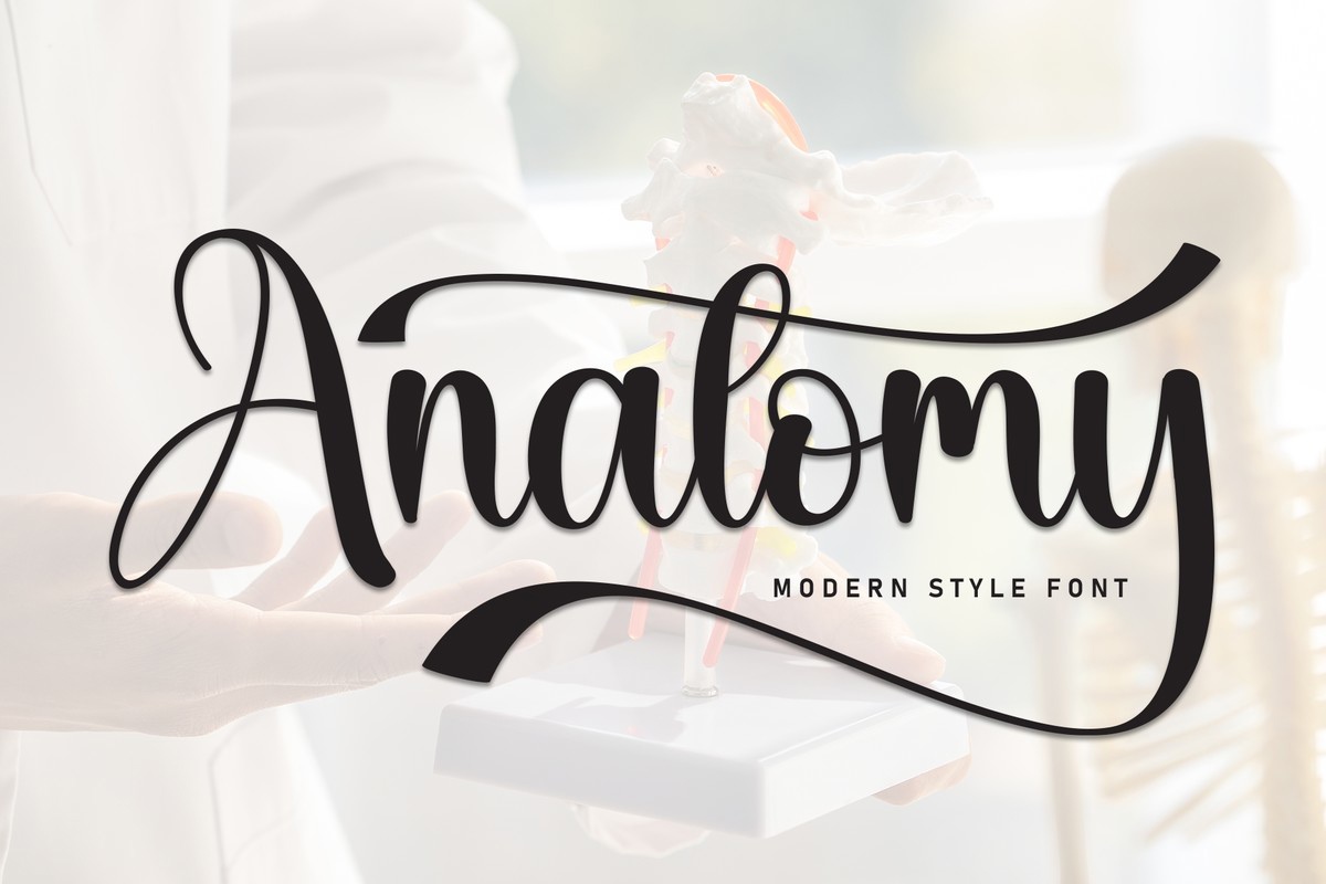 Anatomy Font preview