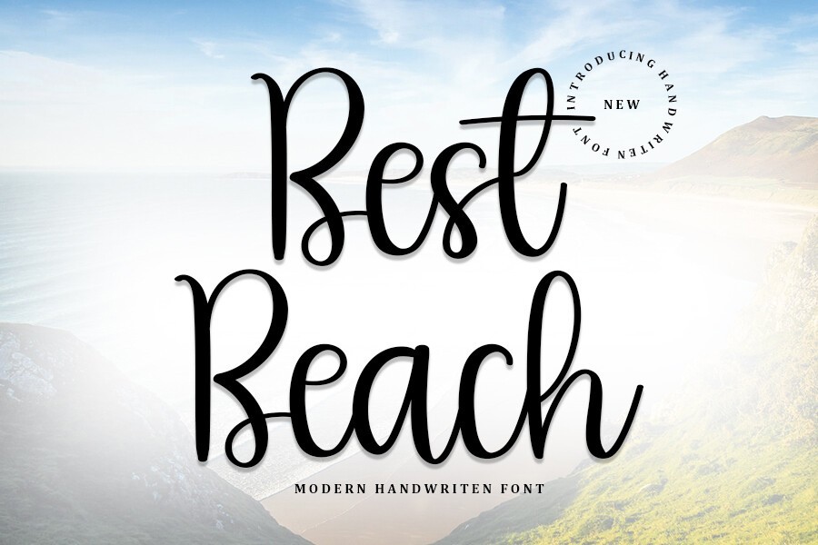 Best Beach Font preview