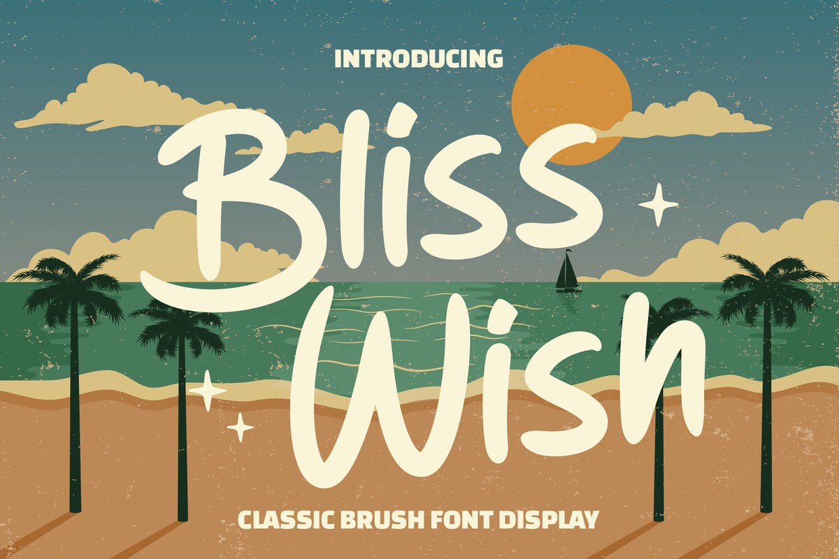 Bliss Wish Font preview