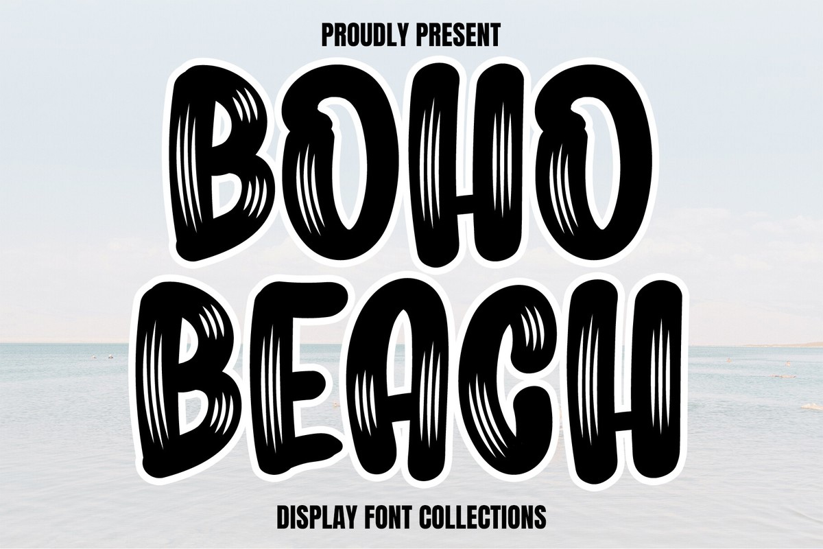 Boho Beach Regular Font preview