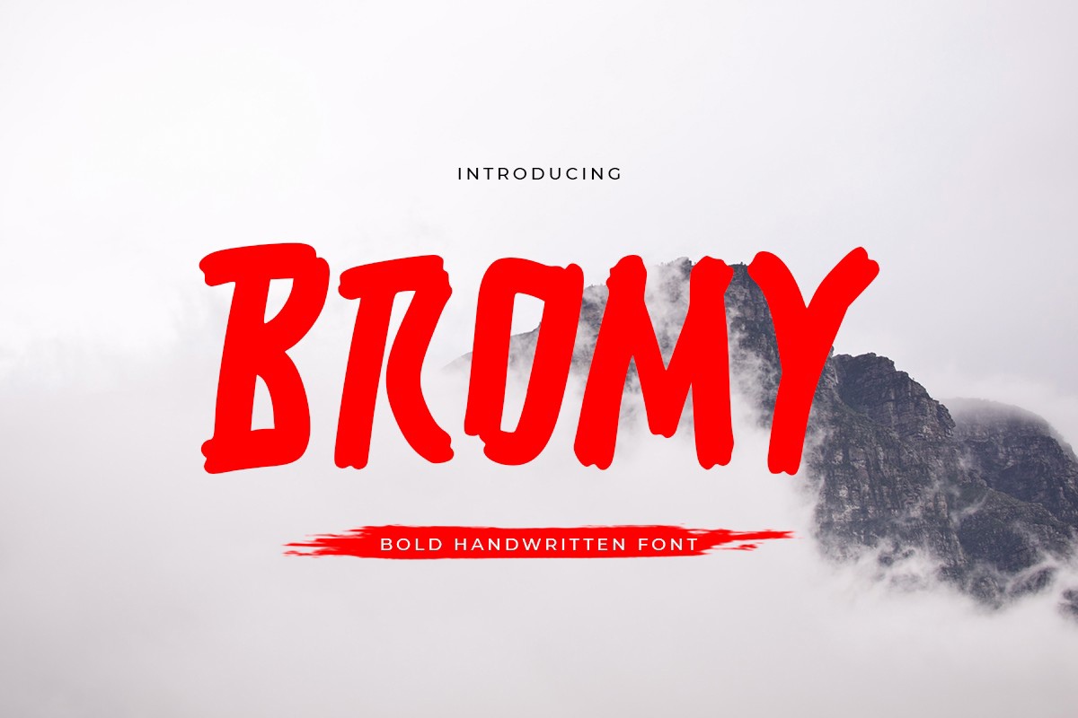Bromy Font preview