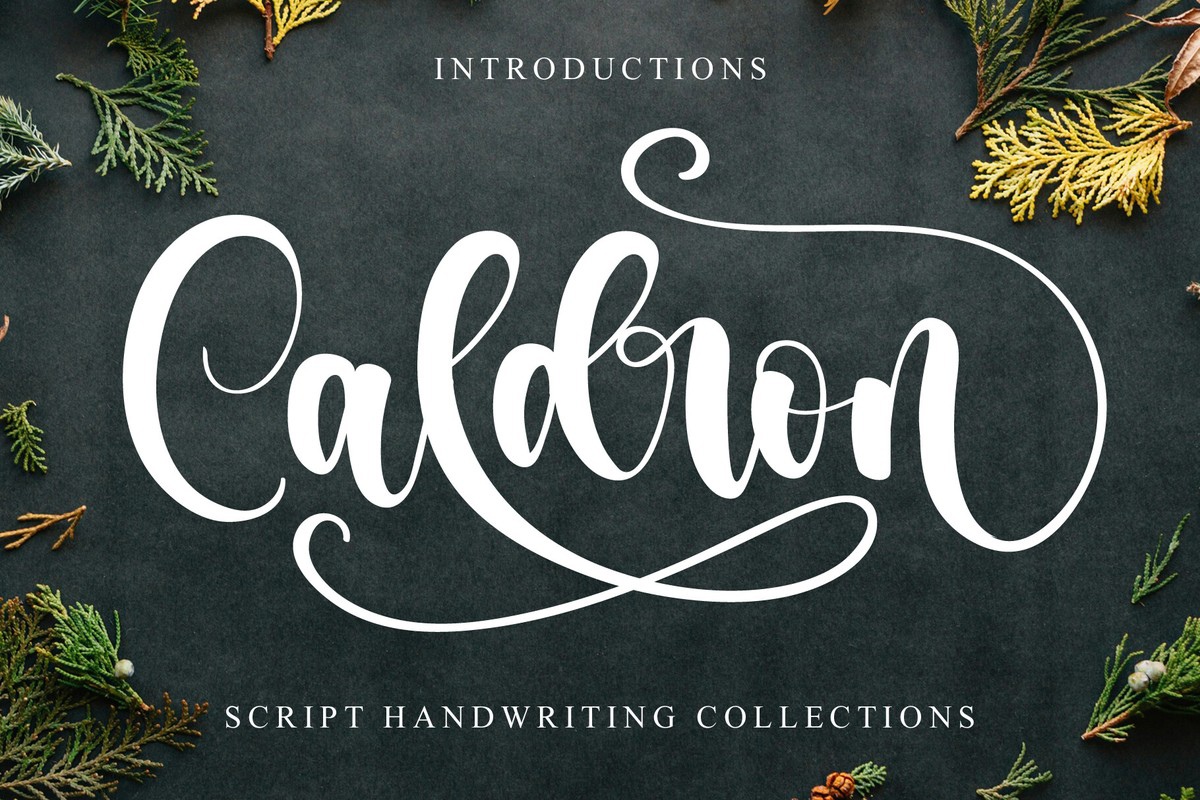 Caldron Regular Font preview