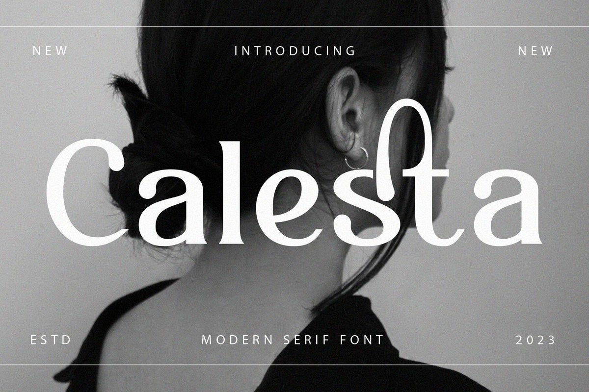 Calesta Regular Font preview