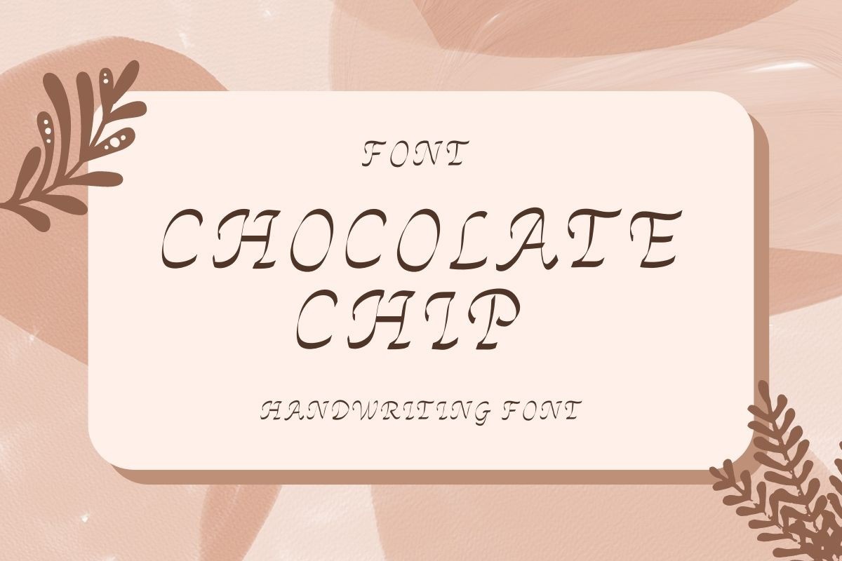 Chocolate Chip Regular Font preview