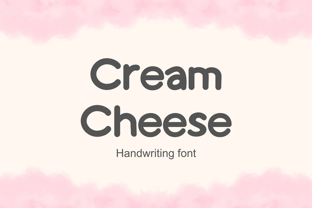 Cream Cheese Font preview